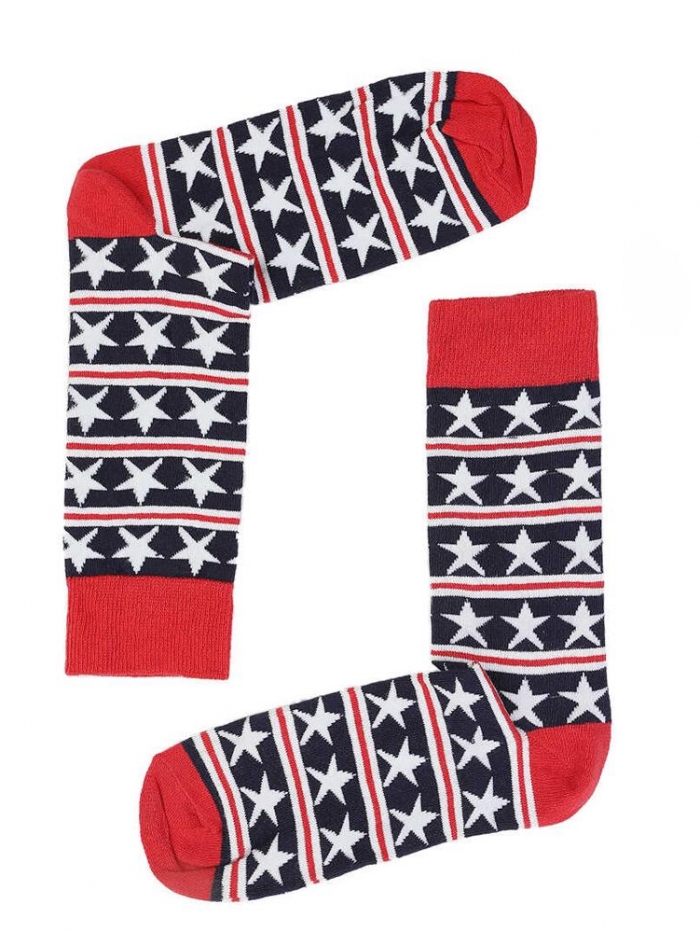 Ανδρικές κάλτσες με σχέδιο αστέρια