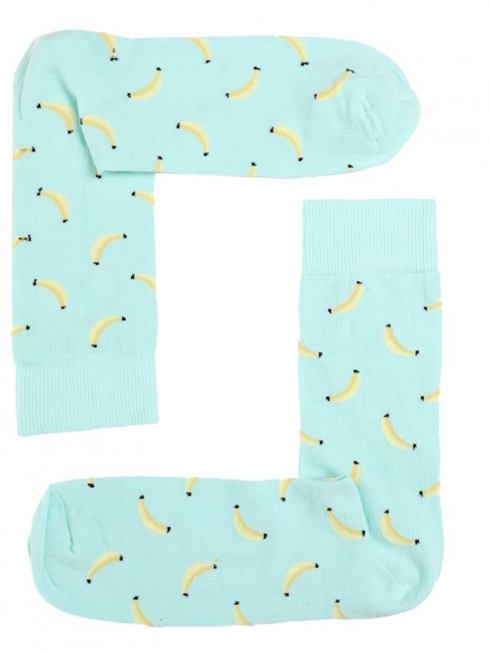 Ανδρικές κάλτσες με σχέδιο μπανάνες.