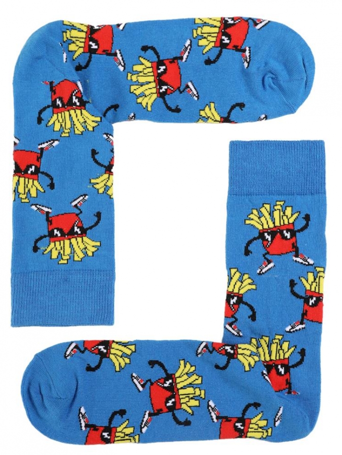 Ανδρικές κάλτσες με σχέδιο πατάτες.