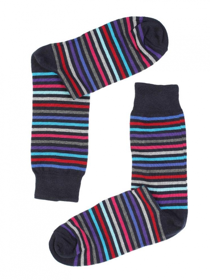 Ανδρικές κάλτσες με σχέδιο ρίγες
