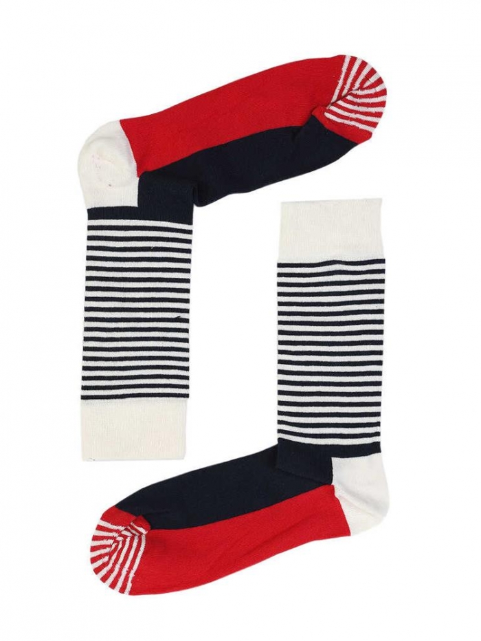 Ανδρικές κάλτσες με σχέδιο ρίγες