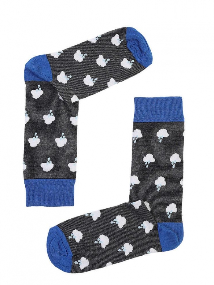 Ανδρικές κάλτσες με σχέδιο σύννεφα