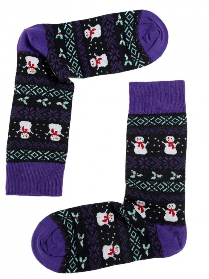 Ανδρικές κάλτσες με χριστουγεννιάτικο σχέδιο.