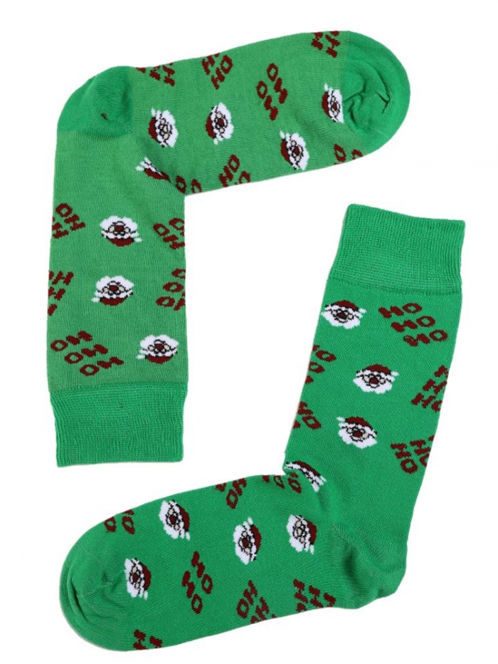 Ανδρικές κάλτσες με χριστουγεννιάτικο σχέδιο.