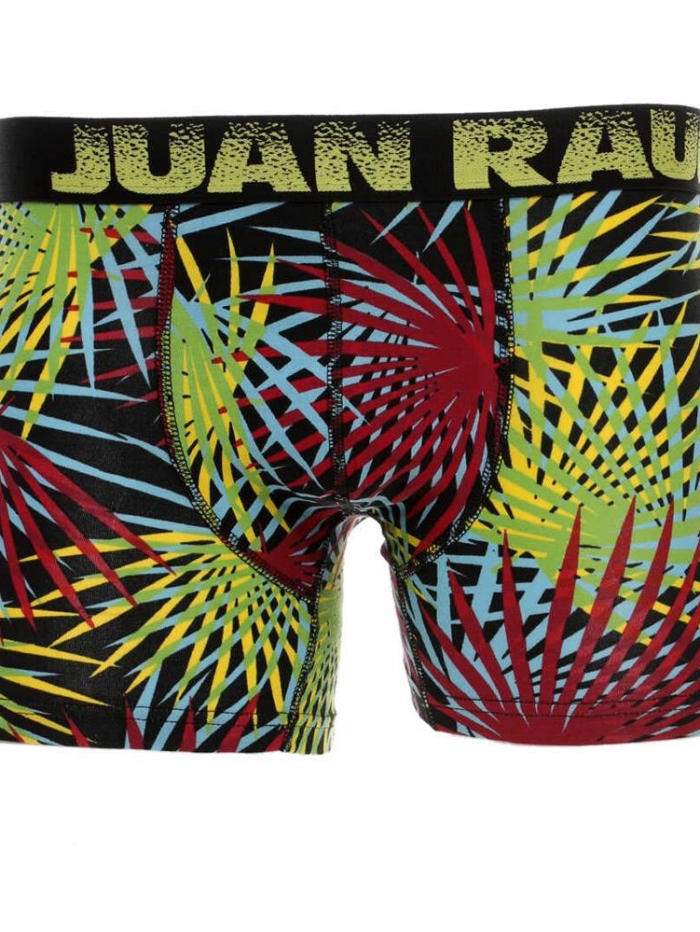 Boxer με σχέδιο πολύχρωμα φύλλα