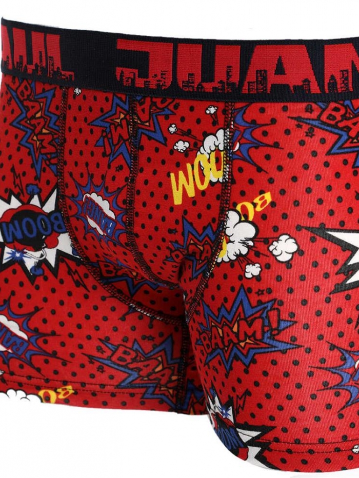 Boxer βαμβακερό με σχέδιο 'Boom'