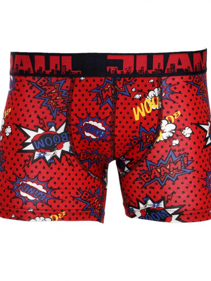 Boxer βαμβακερό με σχέδιο 'Boom'