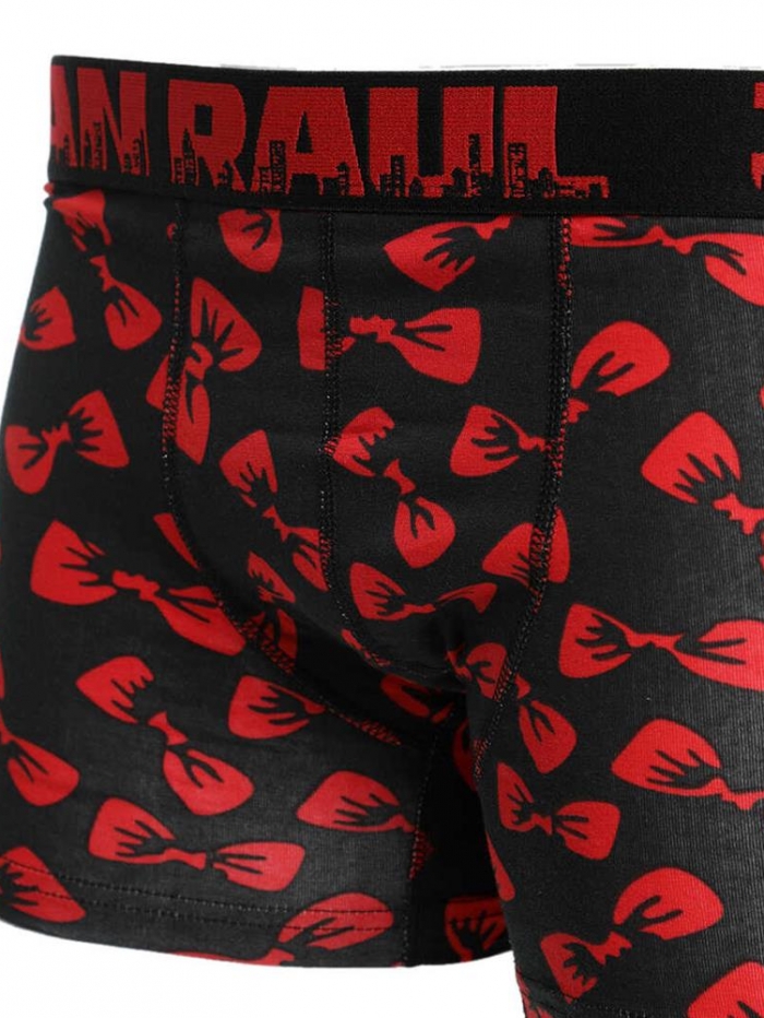 Boxer βαμβακερό με σχέδιο φιογκάκια