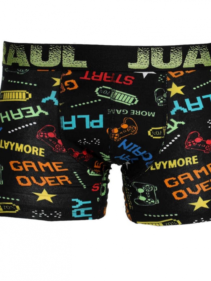 Boxer βαμβακερό με σχέδιο 'Game'