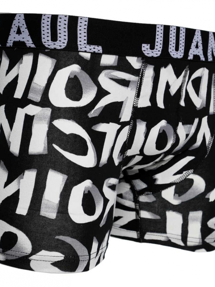 Boxer βαμβακερό με σχέδιο γράμματα