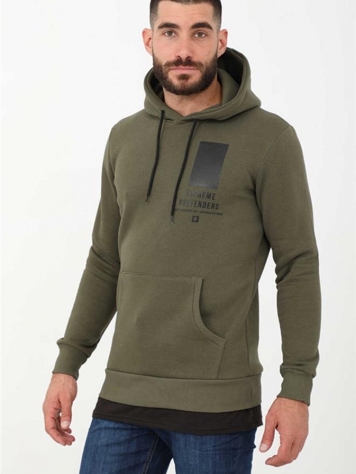 Φούτερ με κουκούλα Attitude.