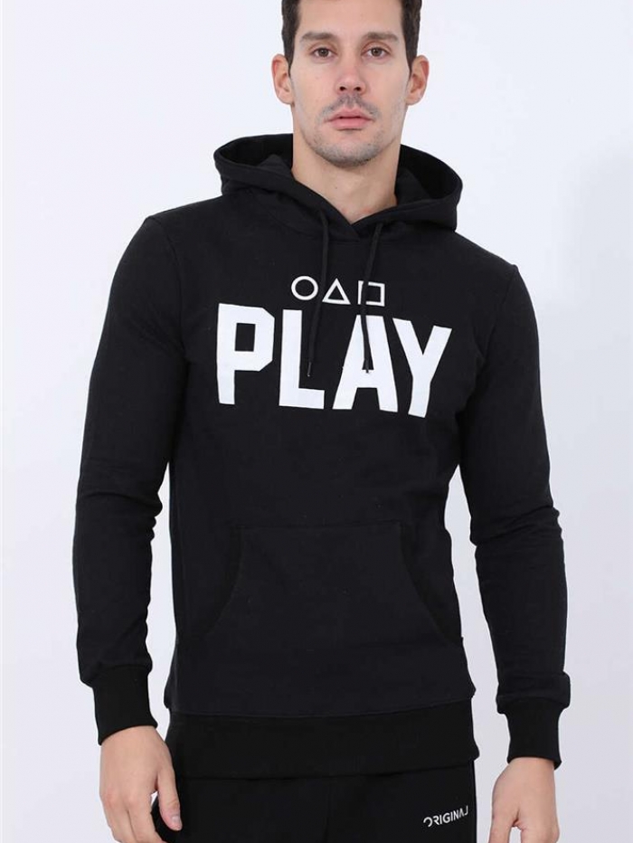 Φούτερ με κουκούλα Attitude.