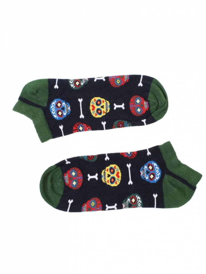 Κάλτσες 'skull' Blanc