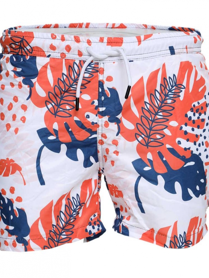 Μαγιό εμπριμέ με σχέδιο “Φύλλα”