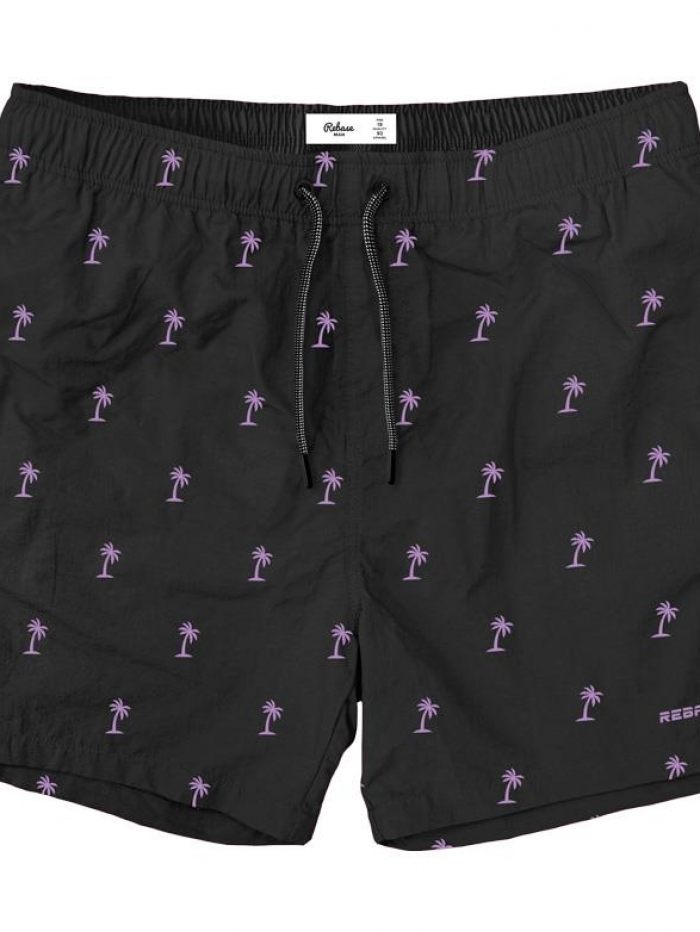Μαγιό Rebase 'palm trees' (3XL-7XL)
