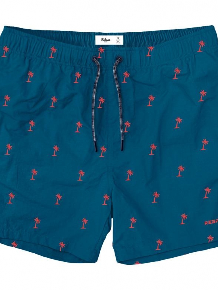 Μαγιό Rebase 'palm trees' (3XL-7XL)