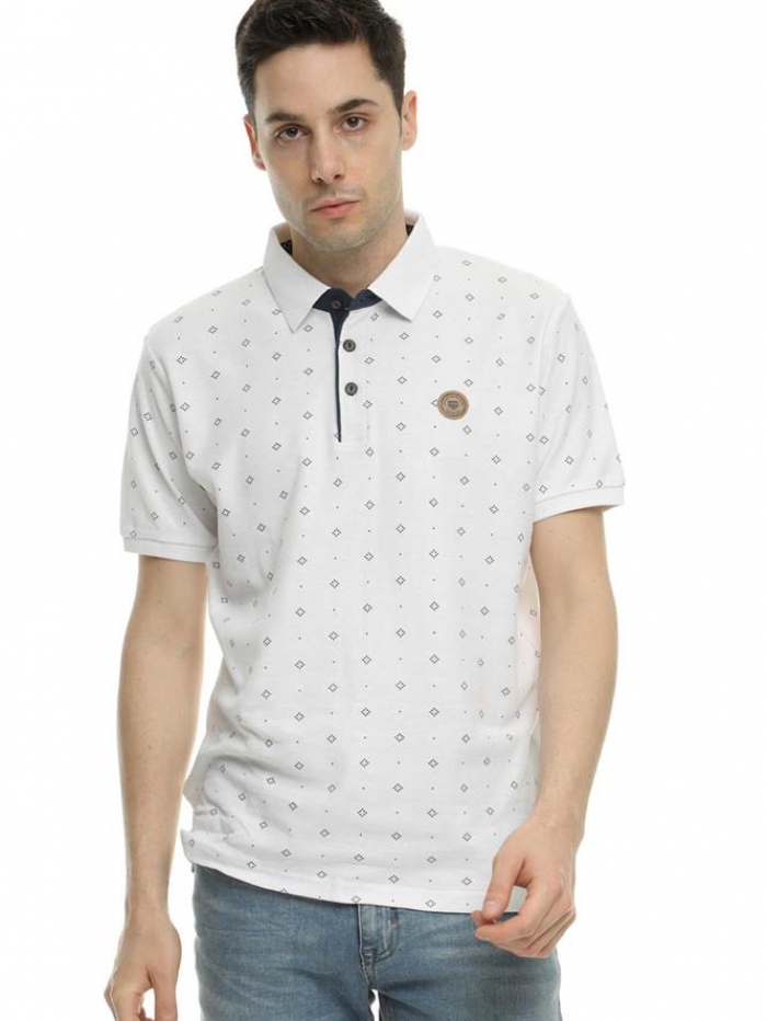 Μπλούζα 'allover' polo Double