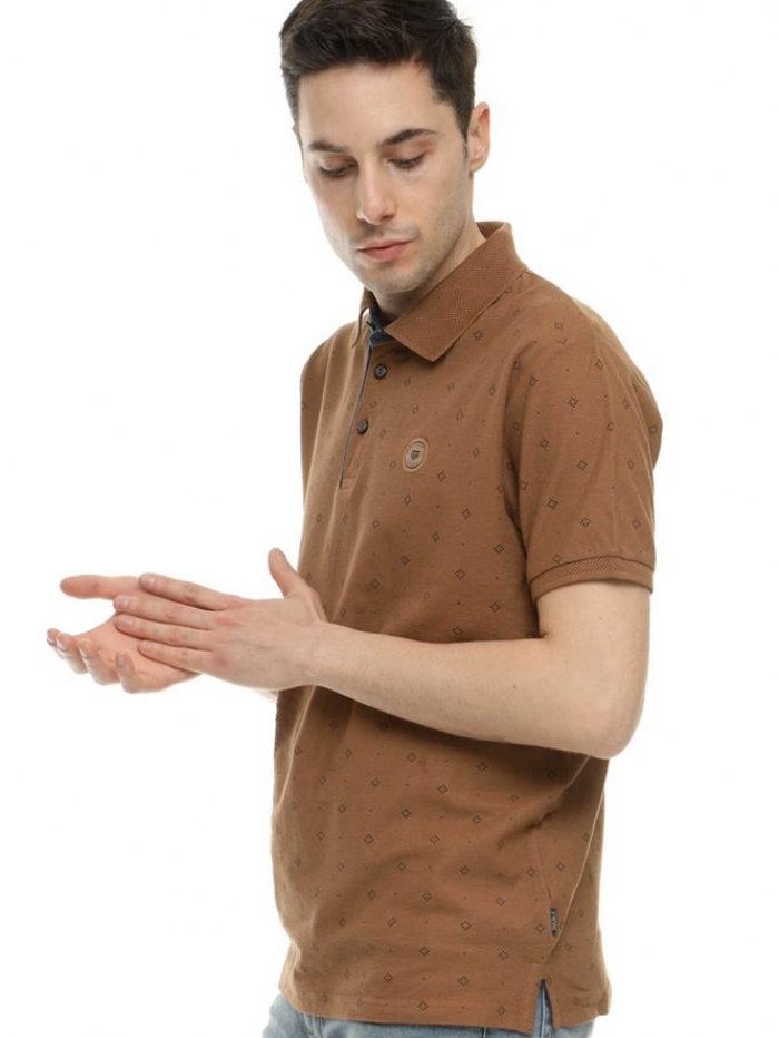 Μπλούζα 'allover' polo Double