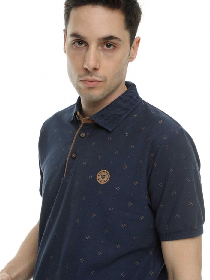 Μπλούζα 'allover' polo Double