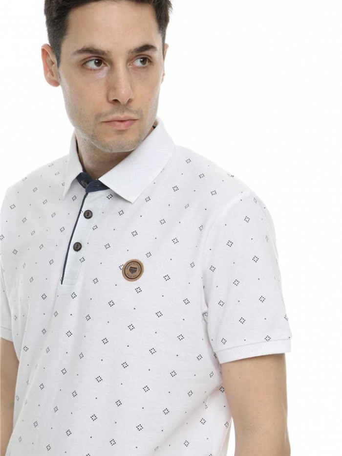 Μπλούζα 'allover' polo Double