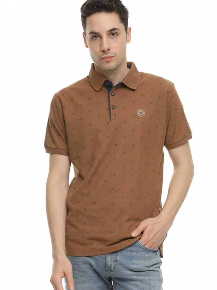 Μπλούζα 'allover' polo Double