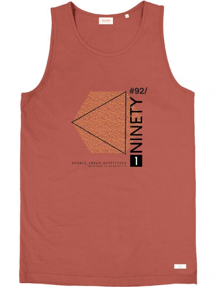 Μπλούζα αμάνικη με τύπωμα Double