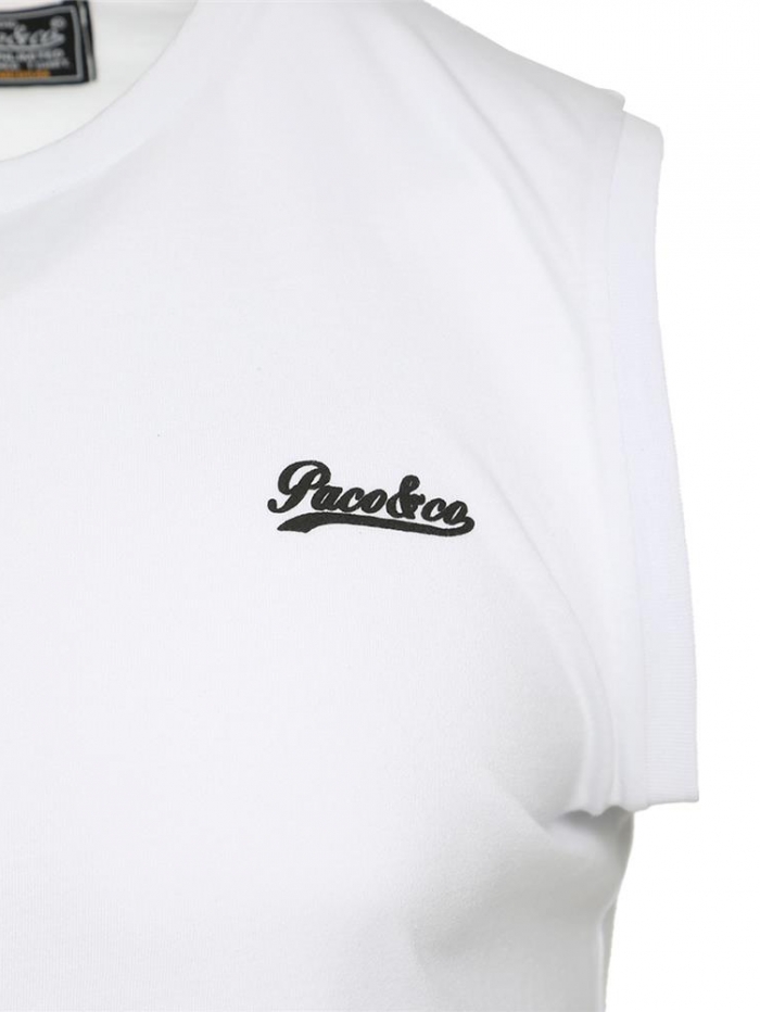 Μπλούζα αμάνικη μονόχρωμη Paco