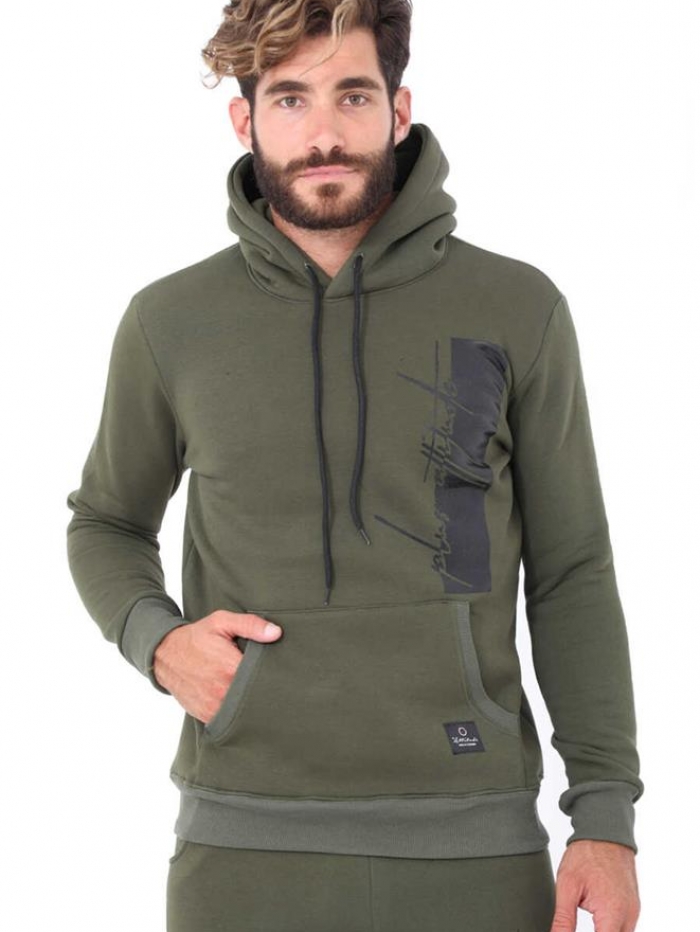 Μπλούζα φούτερ με κουκούλα Attitude.