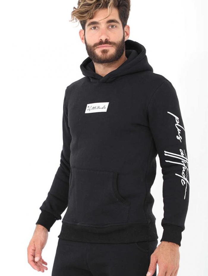 Μπλούζα φούτερ με κουκούλα Attitude.