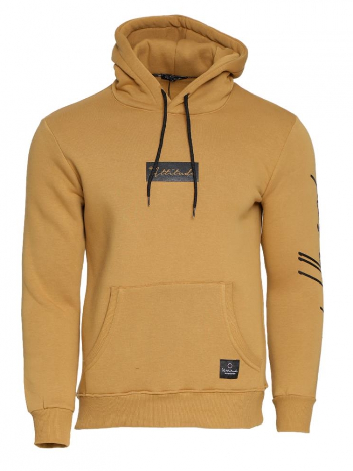 Μπλούζα φούτερ με κουκούλα Attitude.