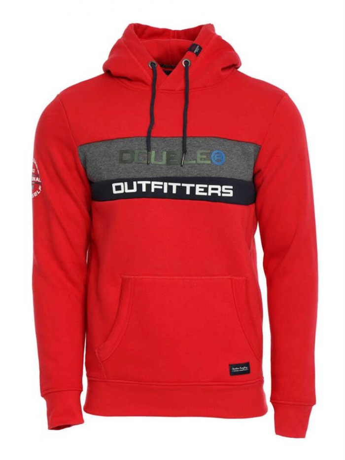 Μπλούζα φούτερ με κουκούλα Double.