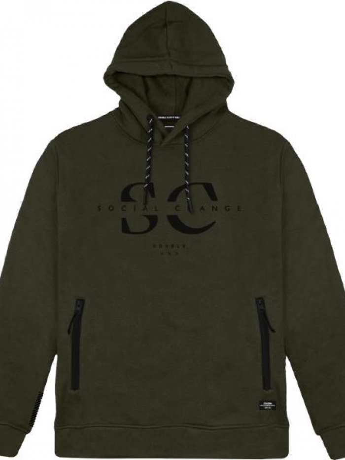 Μπλούζα φούτερ με κουκούλα Double.