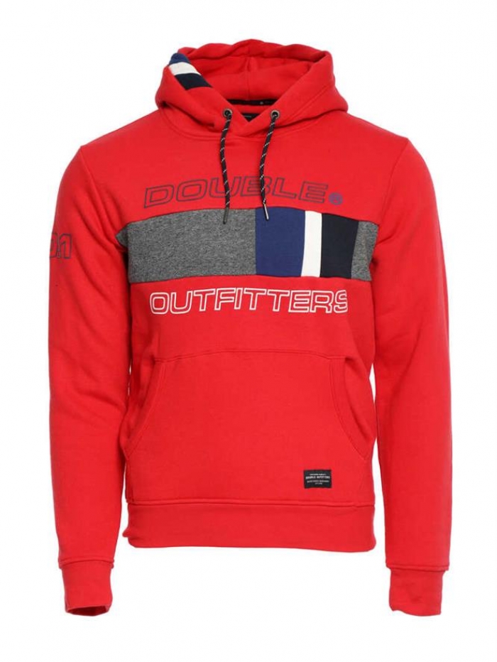 Μπλούζα φούτερ με κουκούλα Hoodie Double.