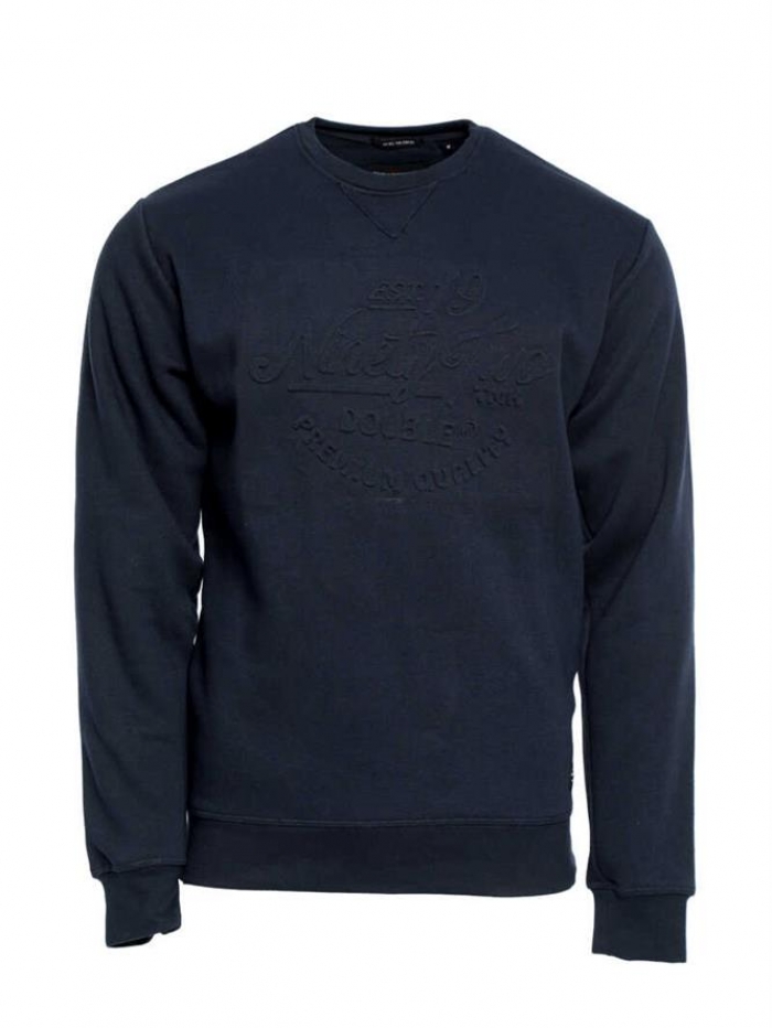 Μπλούζα φούτερ με λαιμόκοψη Double.