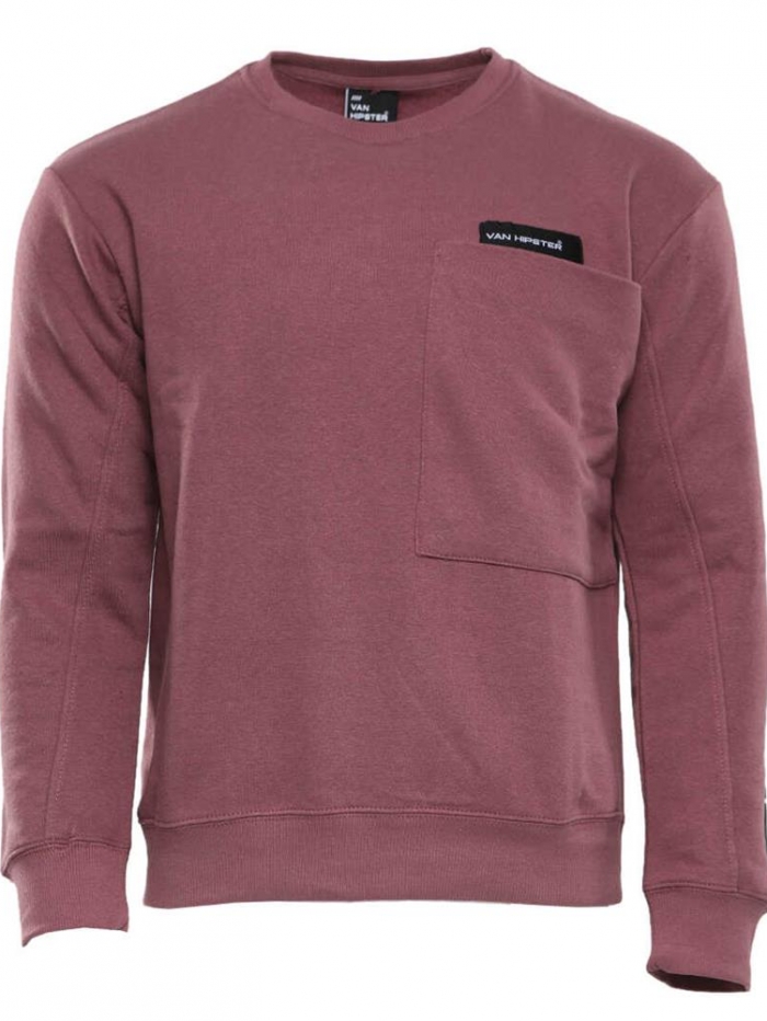 Μπλούζα φούτερ oversize σε λαιμόκοψη Van Hipster.