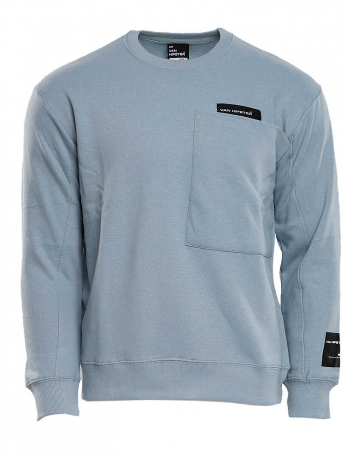 Μπλούζα φούτερ oversize σε λαιμόκοψη Van Hipster.