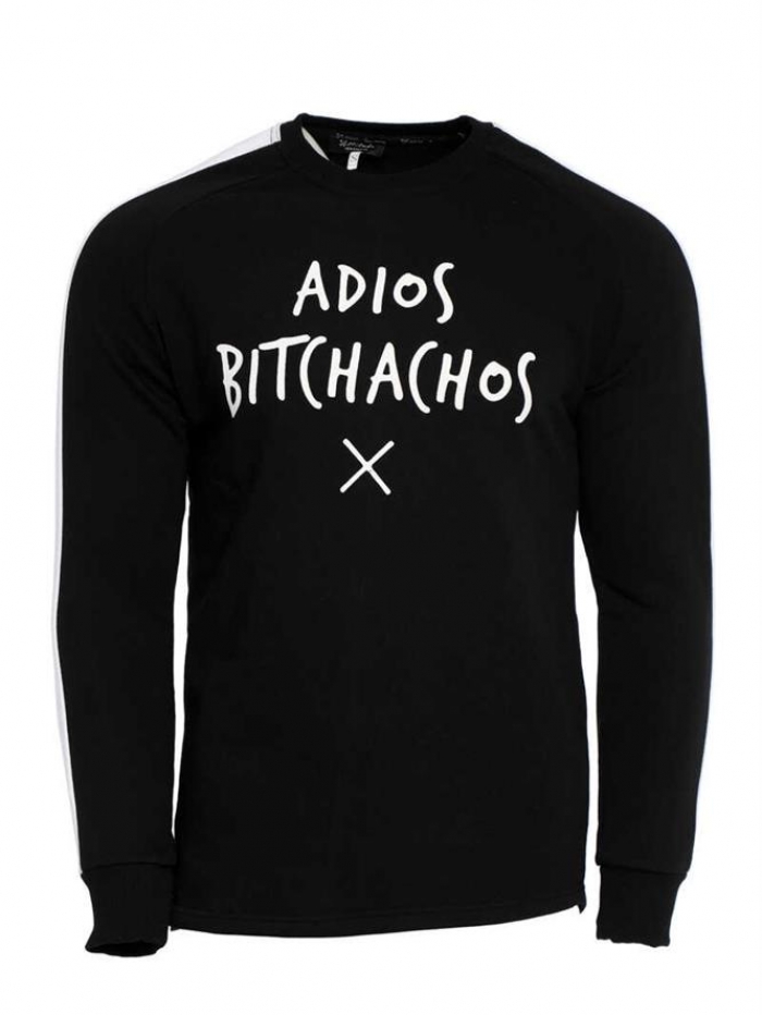 Μπλούζα φούτερ σε λαιμόκοψη Attitude.