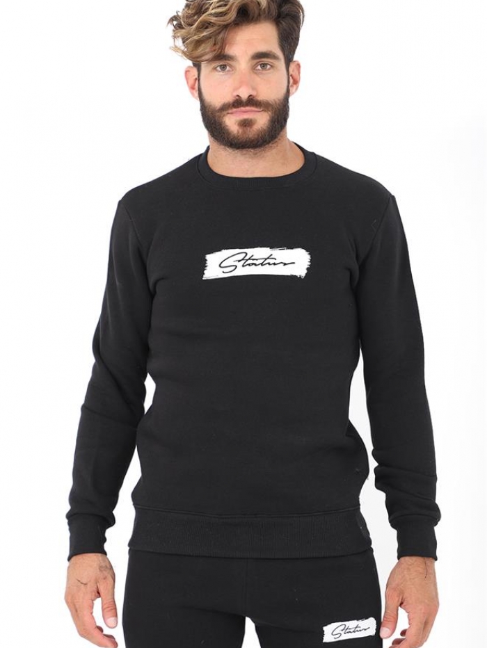 Μπλούζα φούτερ σε λαιμόκοψη Attitude