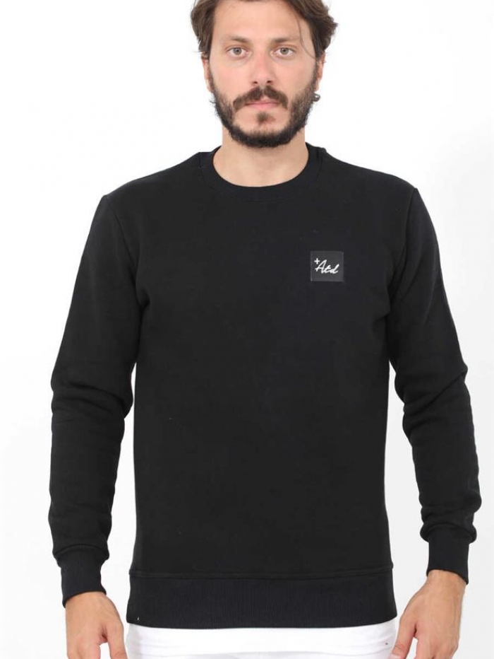 Μπλούζα φούτερ σε λαιμόκοψη Attitude.