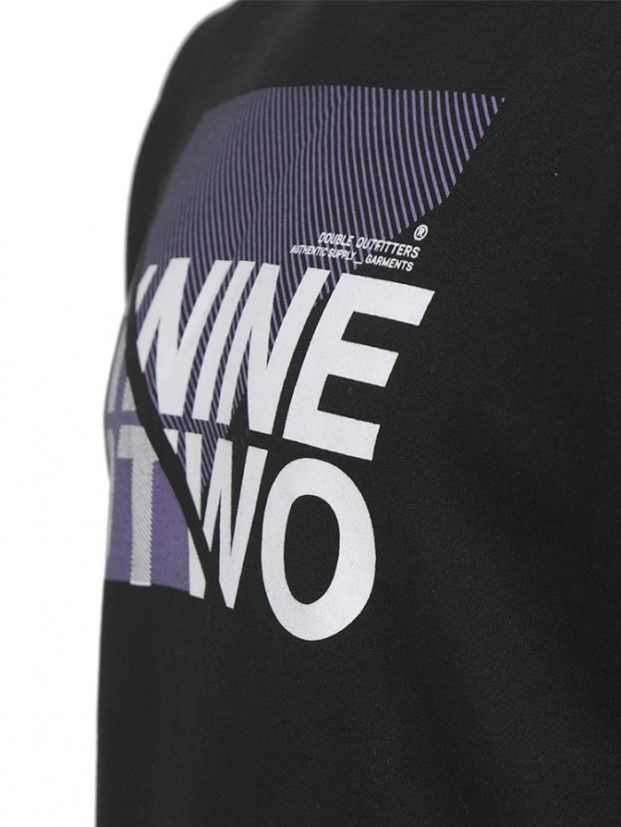 Μπλούζα φούτερ σε λαιμόκοψη Double.