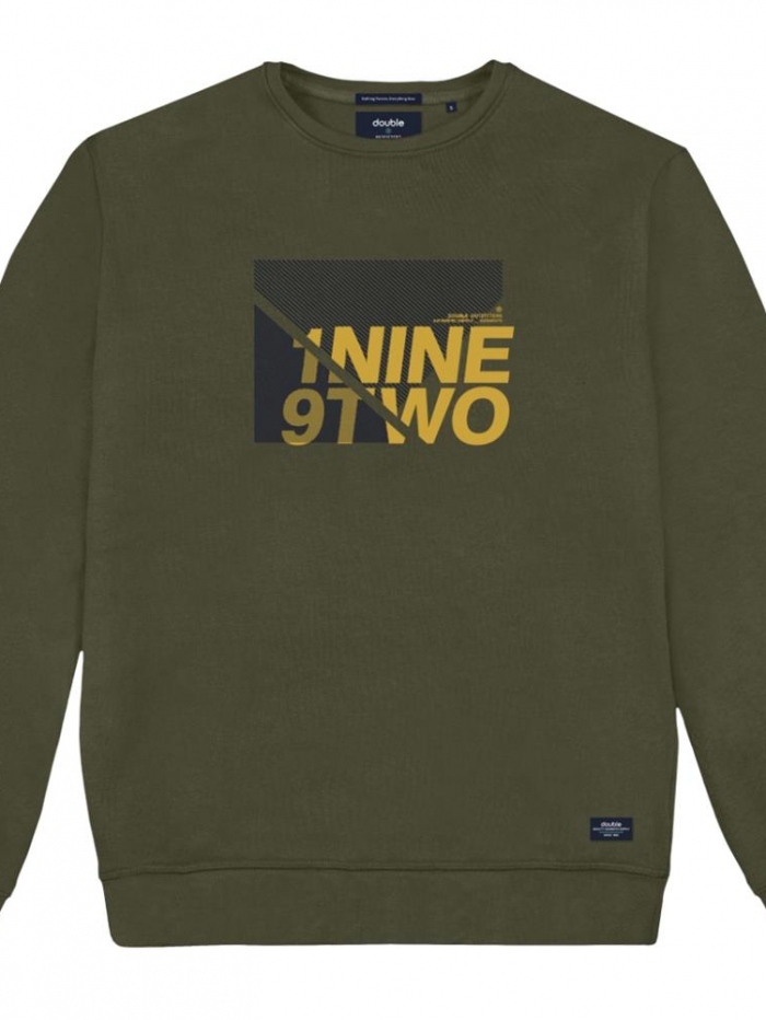 Μπλούζα φούτερ σε λαιμόκοψη Double.