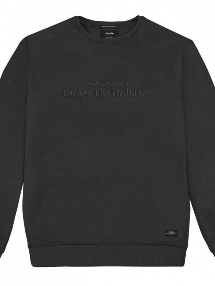 Μπλούζα φούτερ σε λαιμόκοψη Double.