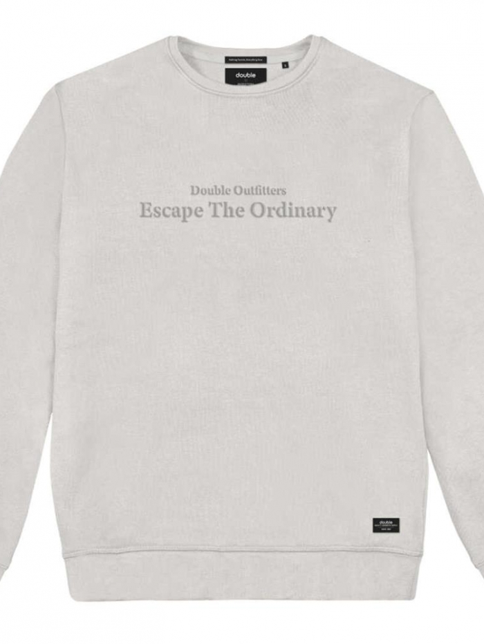 Μπλούζα φούτερ σε λαιμόκοψη Double.