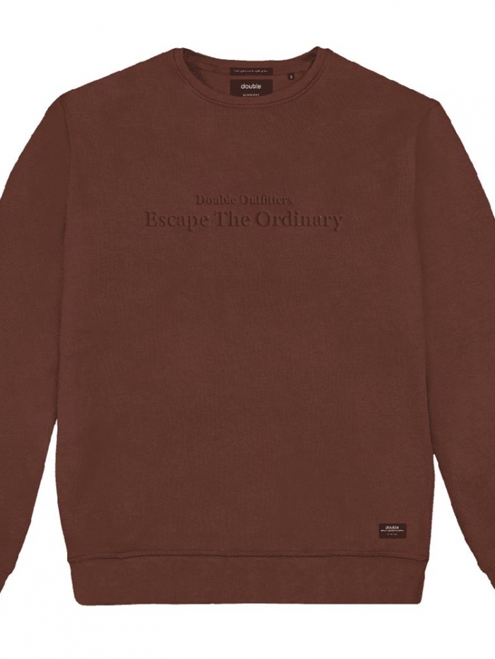 Μπλούζα φούτερ σε λαιμόκοψη Double. (Μεγέθη 7XL-9XL)