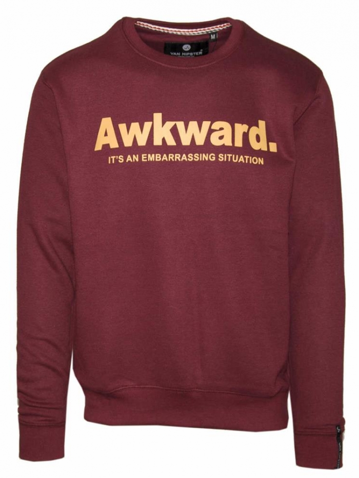 Μπλούζα φούτερ σε λαιμόκοψη Van Hipster.