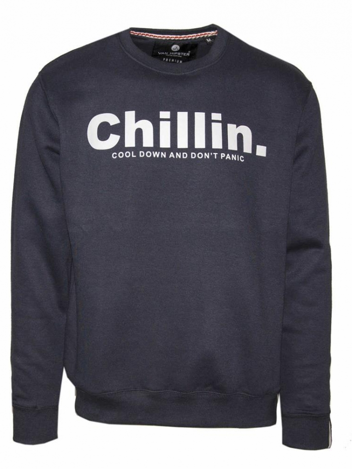 Μπλούζα φούτερ σε λαιμόκοψη Van Hipster.