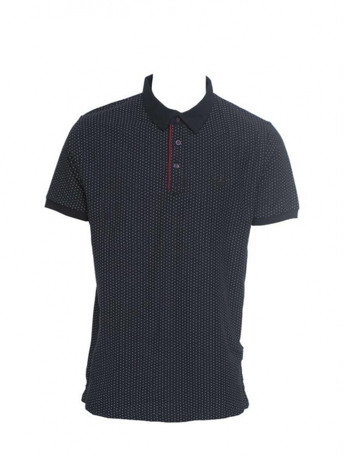 Μπλούζα, κοντομάνικη, πουά, polo Double