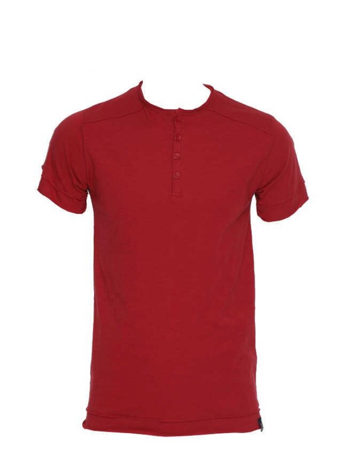 Μπλούζα κοντομάνικη, σε βαμβακερή φλάμα με κουμπιά Van Hipster