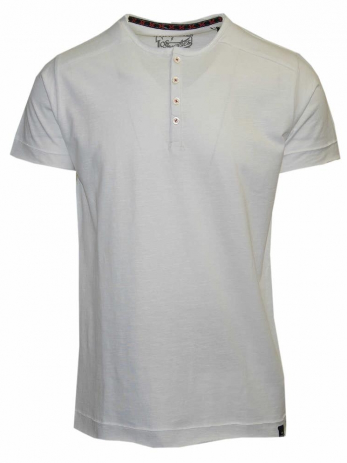 Μπλούζα κοντομάνικη, σε βαμβακερή φλάμα με κουμπιά Van Hipster