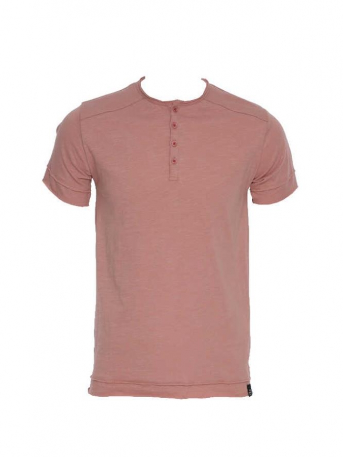 Μπλούζα κοντομάνικη, σε βαμβακερή φλάμα με κουμπιά Van Hipster